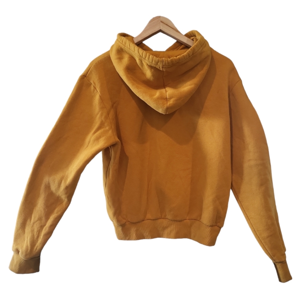 Forever 21 hoodie mustard yellow Mickey Mouse Disney pullover cozy cute - Picture 7 of 10